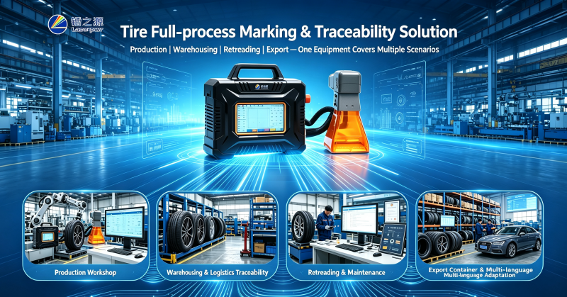 Tire-Specific Handheld Laser Marking Machine Redefining the Full-Process Tire Traceability Identification System(pic5) Handheld Laser Marker for Tires – Permanent & Traceable(pic5)